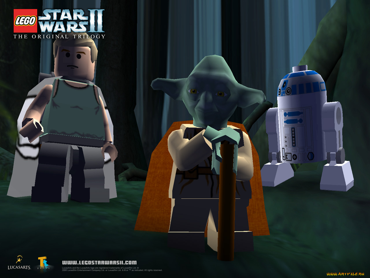 Обои LEGO Star Wars 2: The Original Trilogy Видео Игры LEGO Star Wars II:  The Original Trilogy, обои для рабочего стола, фотографии lego, star, wars,  the, original, trilogy, видео, игры, ii Обои